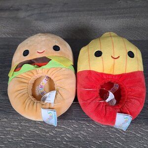 Squishmallow Hamburger and Fries Slippers Size 7/8